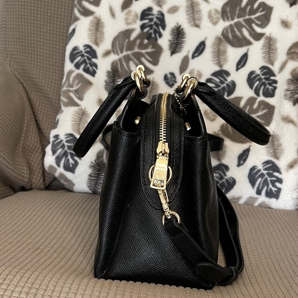 Coach Black Leather Satchel - Picture 3 of 8